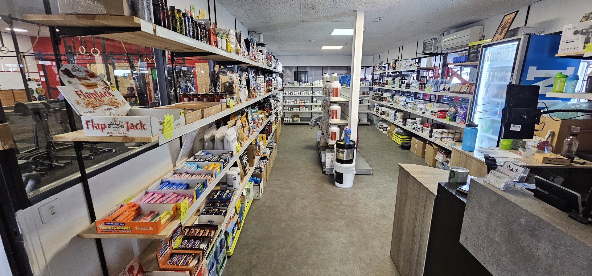 boutique de nutrition sportive chez perform center salle de sport à pau